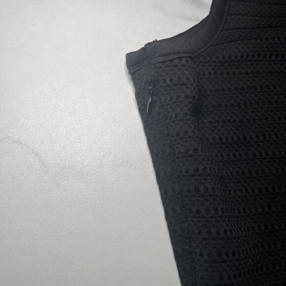 Metaphor Womens Eyelet Sheath Dress Geometric Solid Black Fully Lined Large NEW - Picture 13 of 15